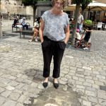 Karin Doberer und ihr Stadtbaustein